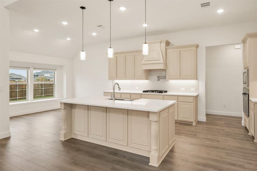 Furnished interior view inside a new home in Villages of Hurricane Creek, Anna (Image 8).