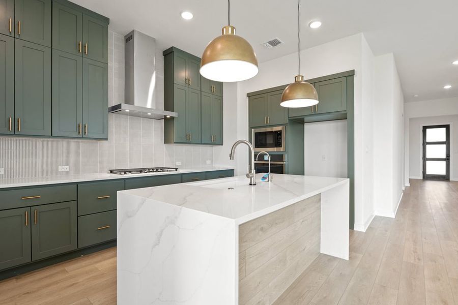 Furnished interior view inside a new home in Lagos Reserve, Manor (Image 10).