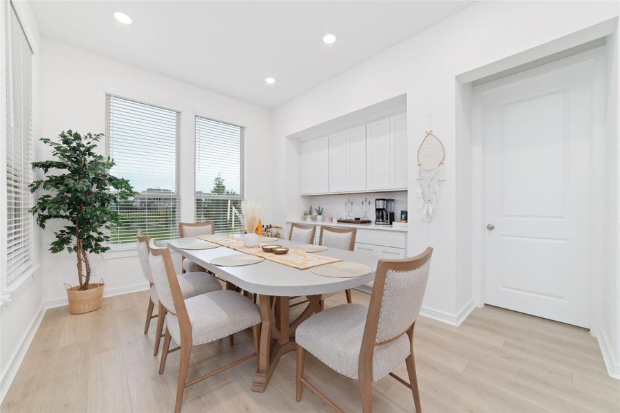 Furnished interior view inside a new home in Elyson, Katy (Image 7).
