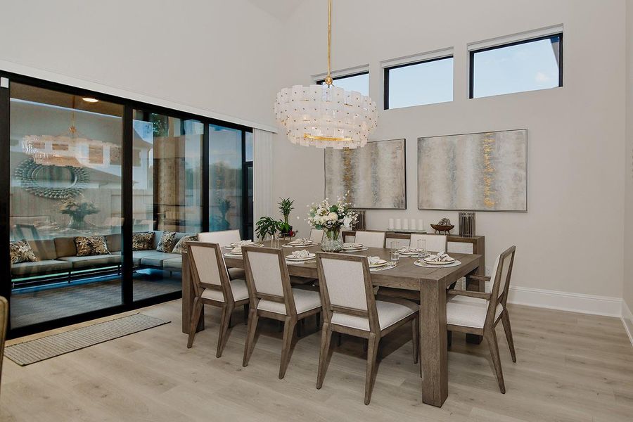 Furnished interior view inside a new home in The Highlands - 65', Porter (Image 9). Furnished interior view inside a new home in The Highlands - 65', Porter (Image 9).