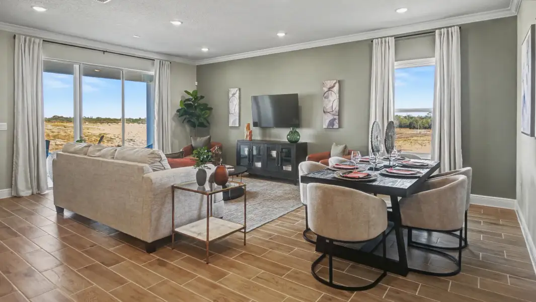 Furnished interior view inside a new home in Woodland Ranch, Dundee (Image 11).