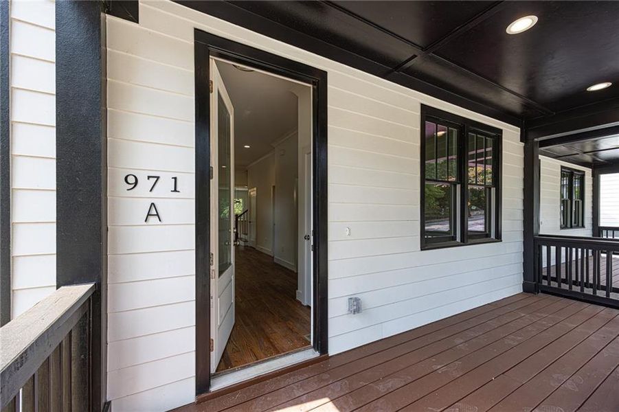 Front exterior of a new home in , Atlanta, GA, highlighting curb appeal (Image 24).