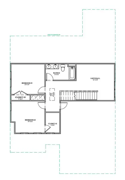 2D floor plan layout for the The Berkeley by New Leaf Builders in Riverlights, Wilmington, NC (Image 4). 2D floor plan layout for the The Berkeley by New Leaf Builders in Riverlights, Wilmington, NC (Image 4).