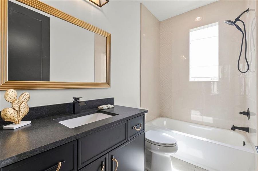 Furnished interior view inside a new home in , Atlanta (Image 46).