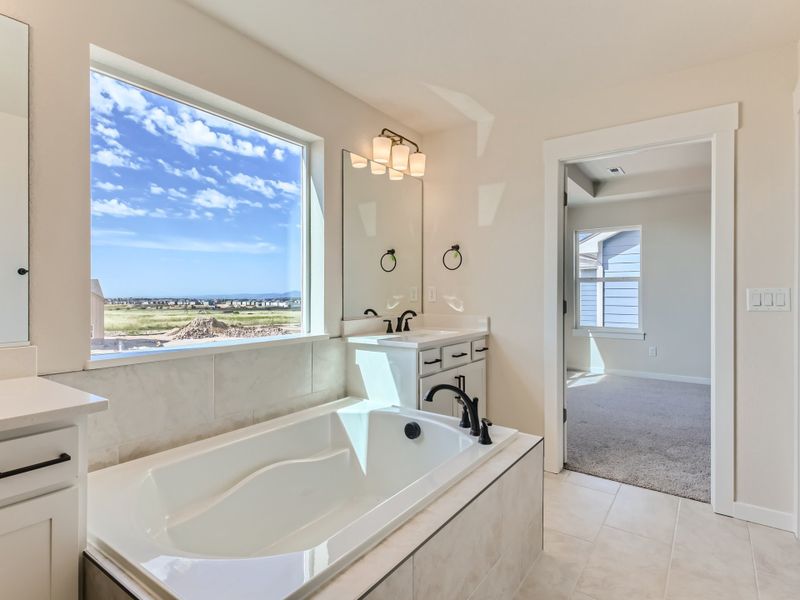 Representative Photo of Primary Bathroom for Plan C412