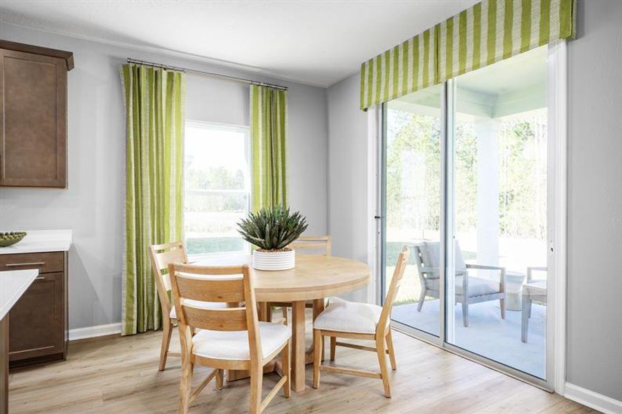 Furnished interior view inside a new home in Seminole Palms Single-Family Homes, Palm Coast (Image 5).