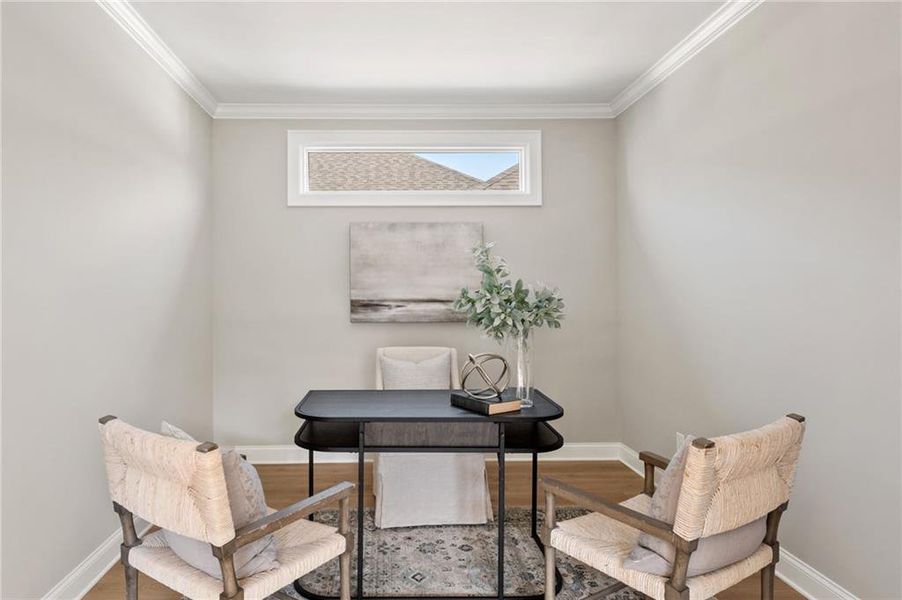 Furnished interior view inside a new home in The Courtyards at Redbud Lane, Canton (Image 5).