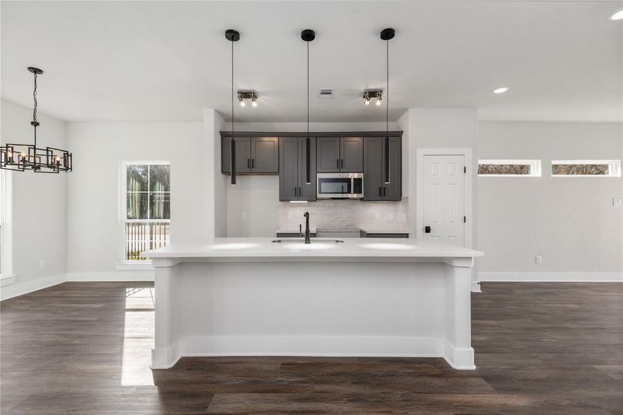 Furnished interior view inside a new home in , Houston (Image 29).