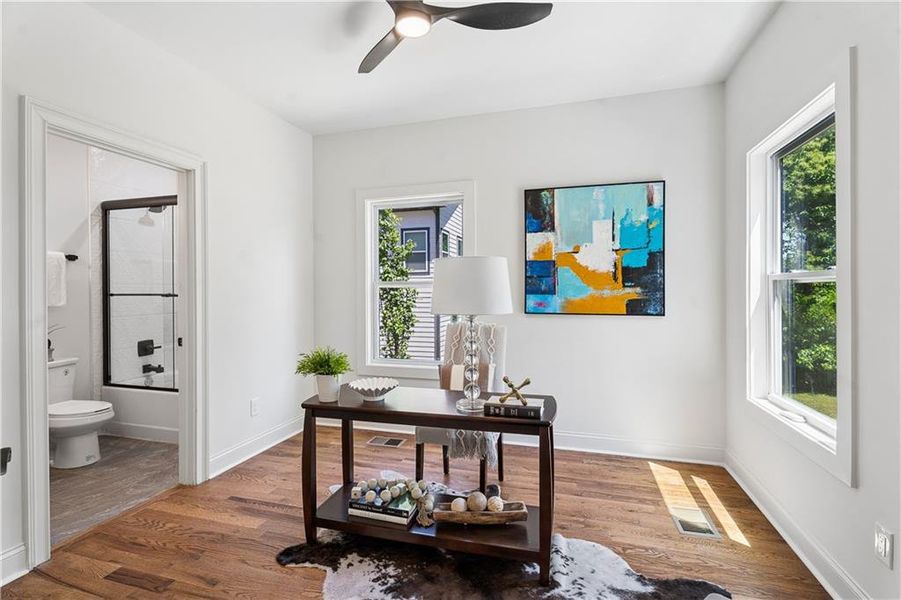 Furnished interior view inside a new home in , Decatur (Image 46).