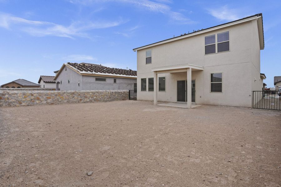Representative exterior details of a home built from the Blue Agave by View Homes in Paseos Del Este, Horizon City (Image 3).
