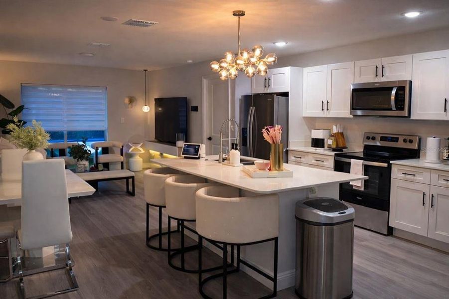 Furnished interior view inside a new home in , Ocala (Image 4).