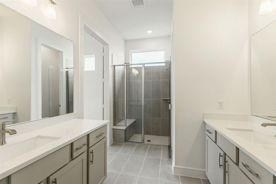 Furnished interior view inside a new home in Bridgeland Central, Cypress (Image 6).