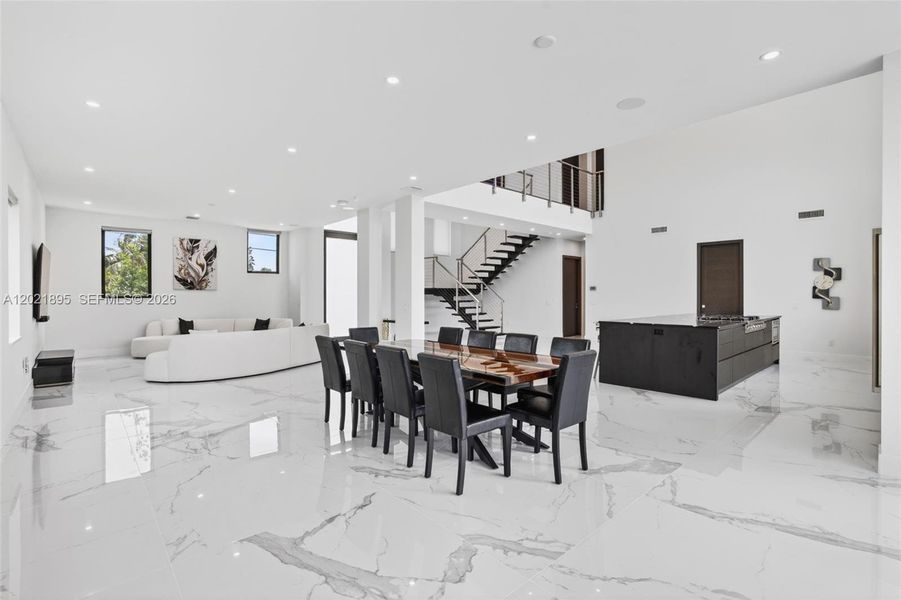 Furnished interior view inside a new home in , Pompano Beach (Image 8).