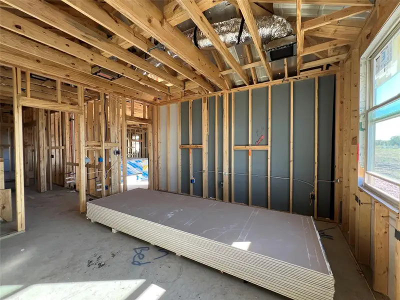 In-progress construction of a new home in Rolling Glen, Hutto, TX (Image 6). In-progress construction of a new home in Rolling Glen, Hutto, TX (Image 6).