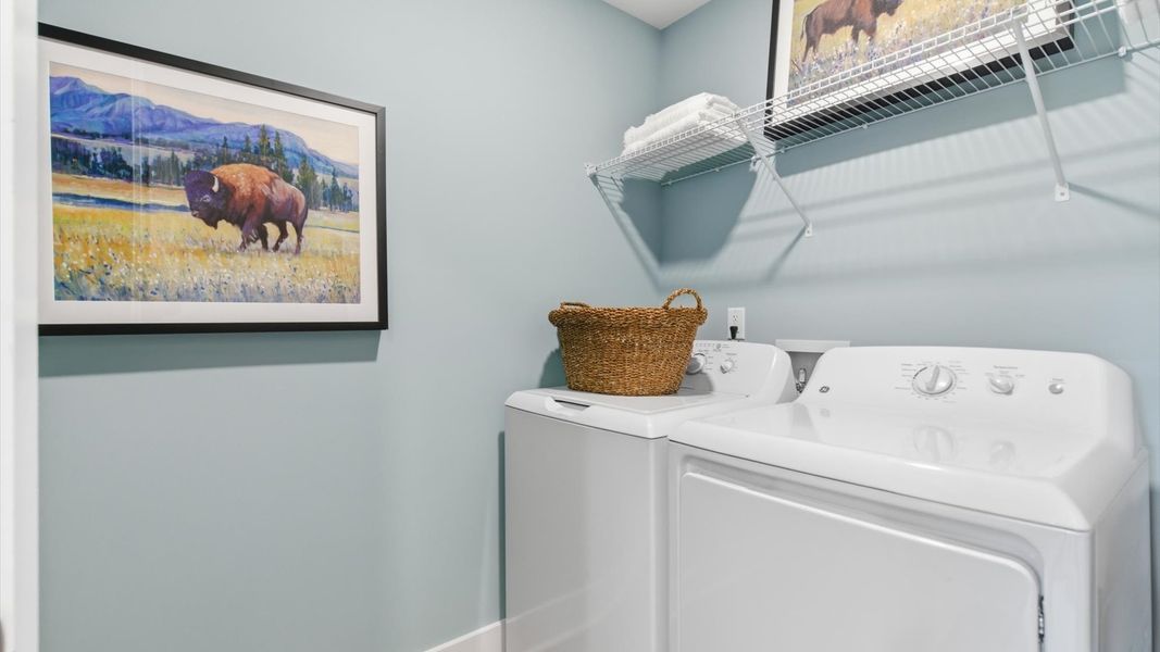 Representative furnished interior of a home built from the Arlington by DRB Homes in Benjamin's Grove, Woodruff (Image 42).