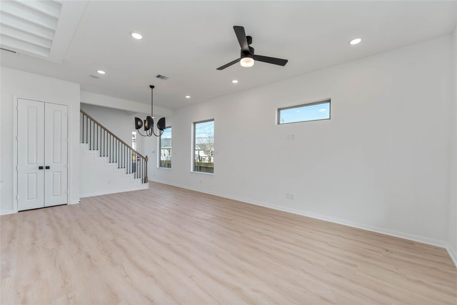 Spacious, unfurnished interior of a new home in , Houston (Image 27). Spacious, unfurnished interior of a new home in , Houston (Image 27).