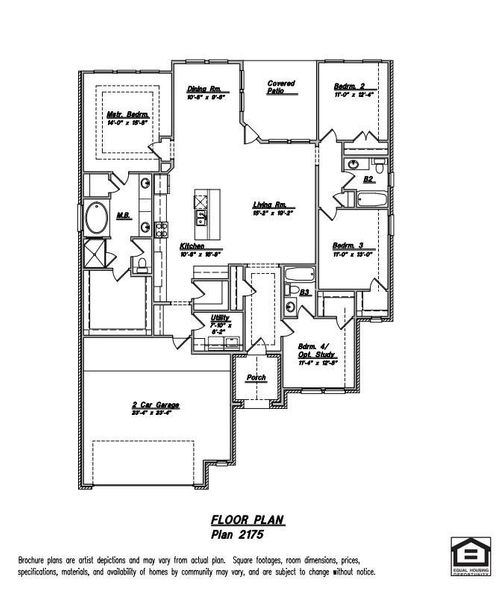 2D floor plan layout of this home in River Ranch, Dayton, TX (Image 4). 2D floor plan layout of this home in River Ranch, Dayton, TX (Image 4).