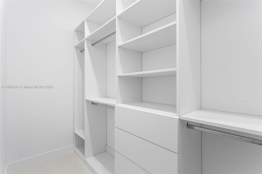 Custom Built His & Her Closet