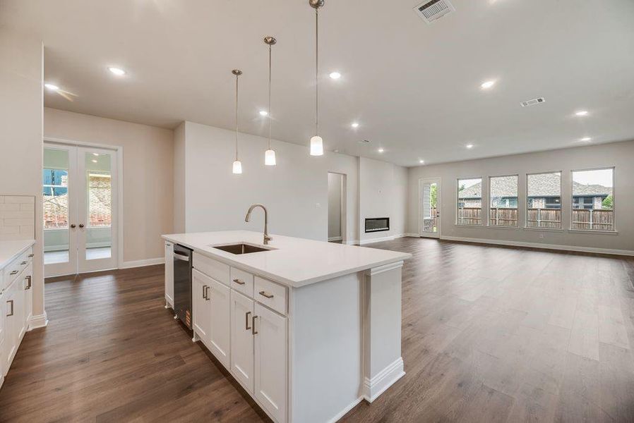 Furnished interior view inside a new home in Bayside, Rowlett (Image 13).