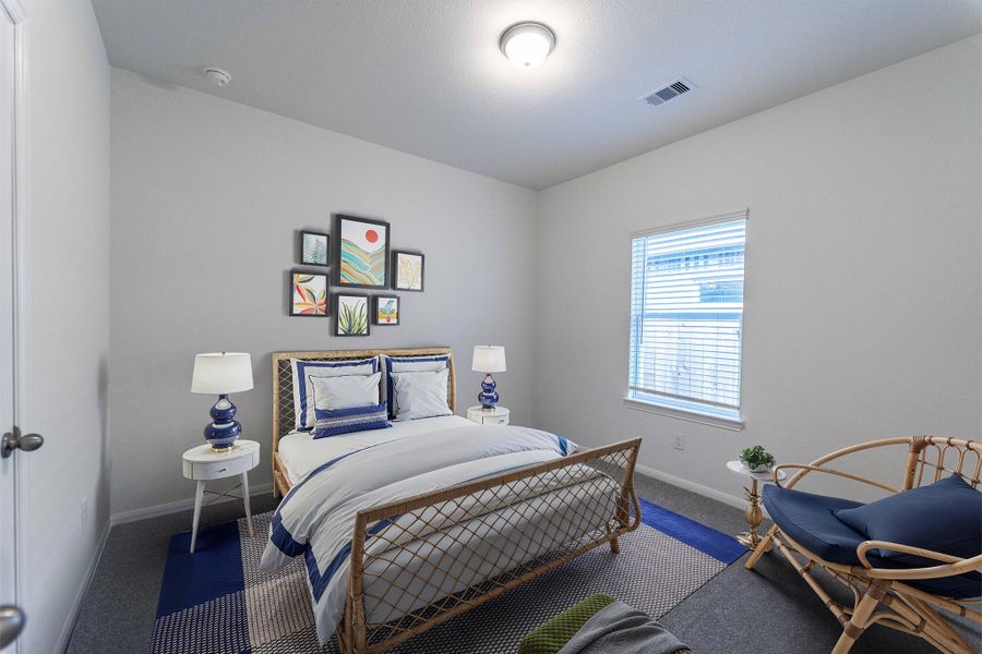 Furnished interior view inside a new home in The Canopies, Splendora (Image 11).