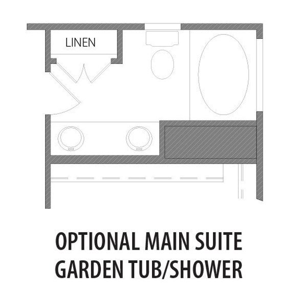 2D floor plan layout for the Sequoia by RiverWILD Homes in Sawyer Ridge, Dunn, NC (Image 5).