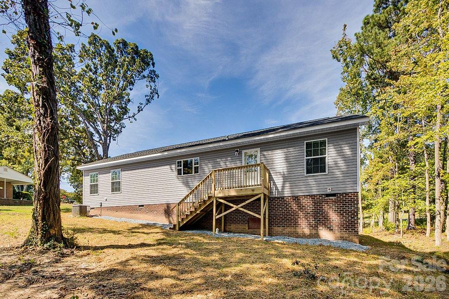 Exterior details and patio area of a home in , Asheboro (Image 18). Exterior details and patio area of a home in , Asheboro (Image 18).