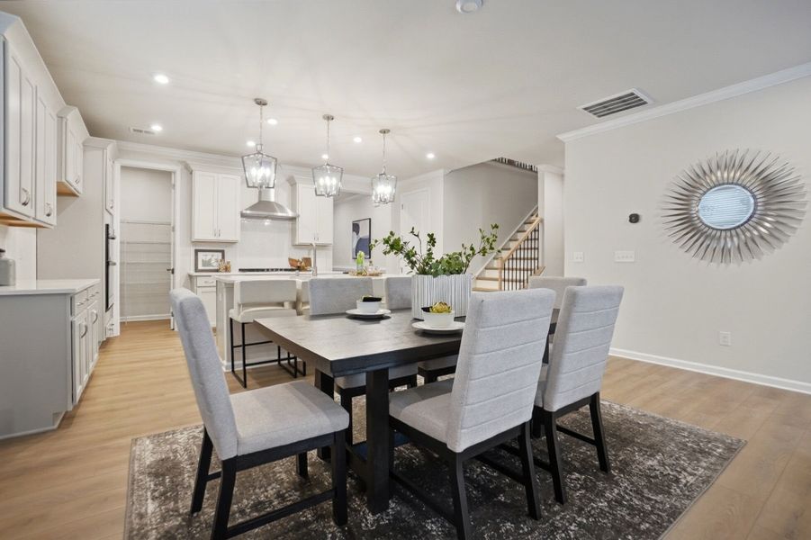 Furnished interior view inside a new home in Roseshire Chase, Huntersville (Image 11).