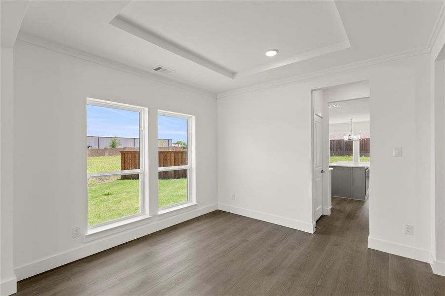 Spacious, unfurnished interior of a new home in Villages of Creekwood, Frisco (Image 14). Spacious, unfurnished interior of a new home in Villages of Creekwood, Frisco (Image 14).