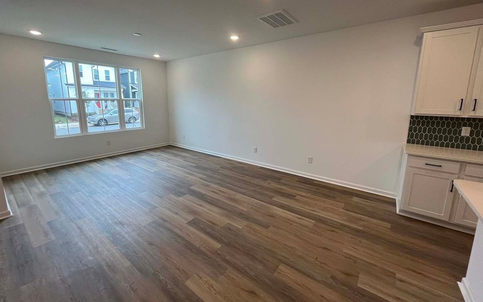 Spacious, unfurnished interior of a new home in Townhomes at Wendell Falls, Wendell (Image 8).