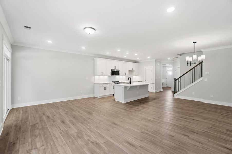 Spacious, unfurnished interior of a new home in Blythe Mill Townhomes, Waxhaw (Image 18).