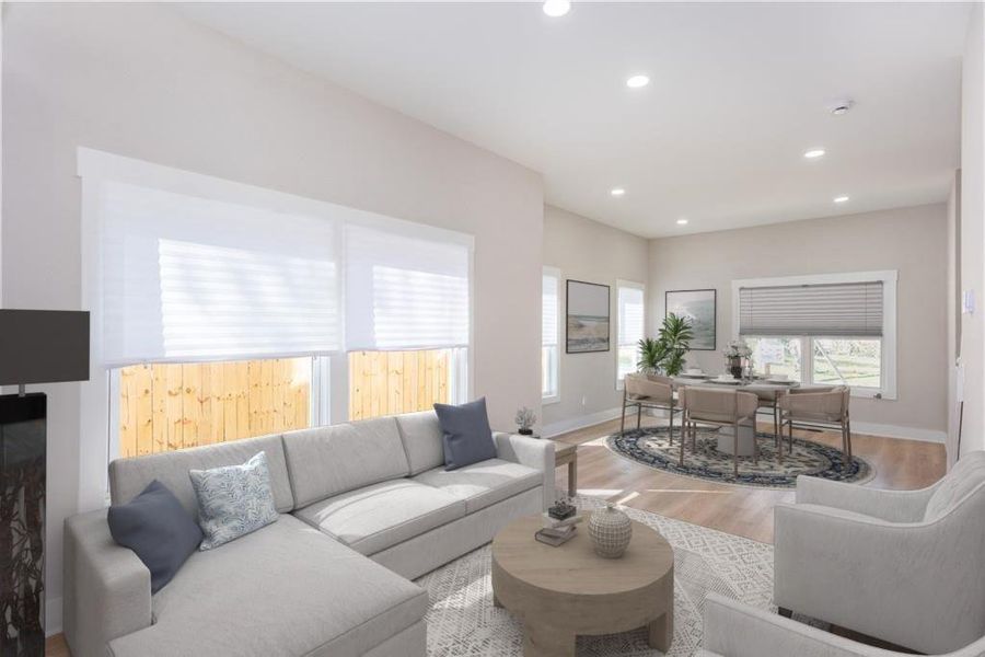Furnished interior view inside a new home in , East Point (Image 13).