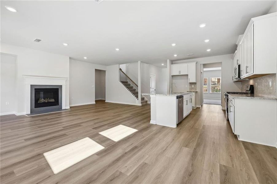 Spacious, unfurnished interior of a new home in Parkside at Grayson, Grayson (Image 26).