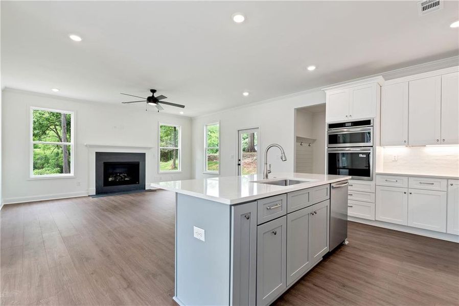 Furnished interior view inside a new home in , Commerce (Image 8).
