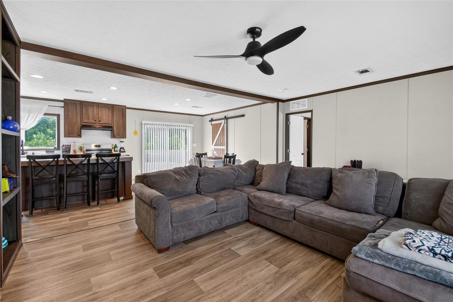 Furnished interior view inside a new home in , Conroe (Image 7). Furnished interior view inside a new home in , Conroe (Image 7).