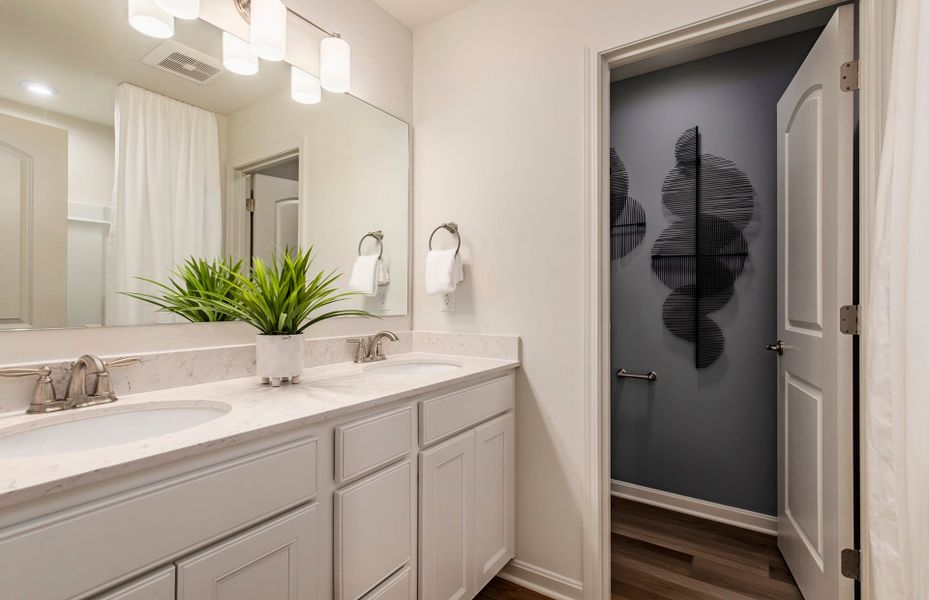 Furnished interior view inside a new home in Kinsdale, Lancaster (Image 23). Furnished interior view inside a new home in Kinsdale, Lancaster (Image 23).