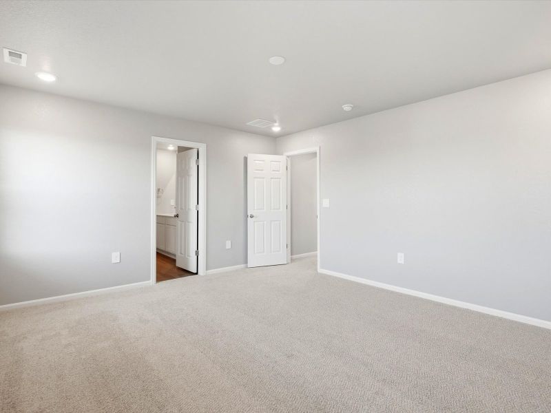 Spacious, unfurnished interior of a new home in Lorson Ranch : The Springs Collection, Colorado Springs (Image 16). Spacious, unfurnished interior of a new home in Lorson Ranch : The Springs Collection, Colorado Springs (Image 16).
