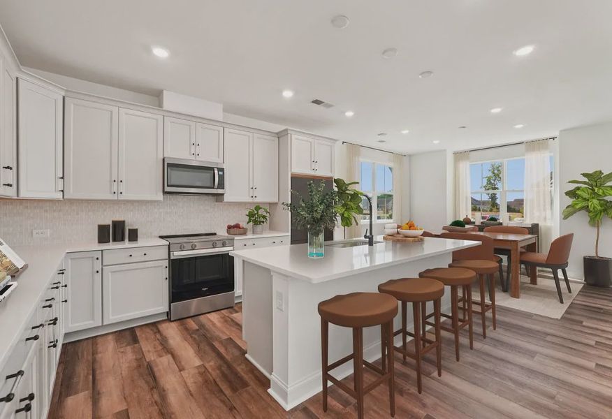 Virtually Staged Kitchen - 3 of 20