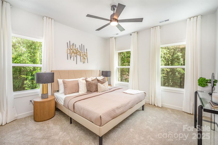 Furnished interior view inside a new home in , Charlotte (Image 13).