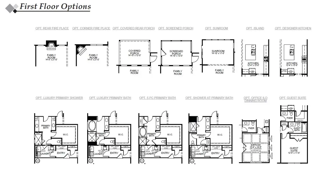 2D floor plan layout for the McDowell by Eastwood Homes in Arbordale Reserve, Elgin, SC (Image 4). 2D floor plan layout for the McDowell by Eastwood Homes in Arbordale Reserve, Elgin, SC (Image 4).