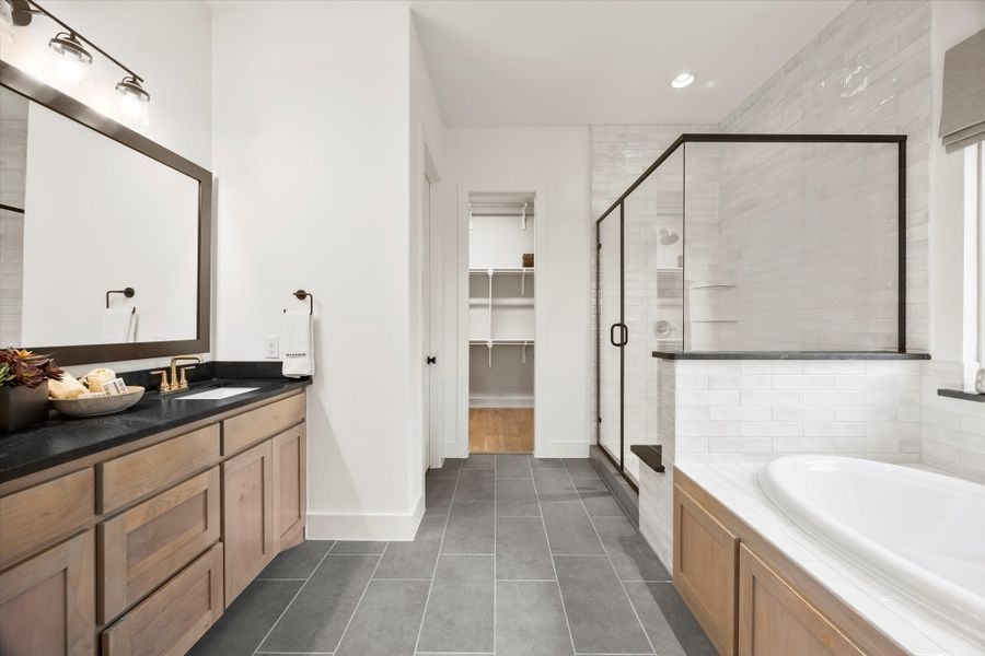 Representative furnished interior of a home built from the Marshall by Windsor Homes in Anna Town Square, Anna (Image 30).