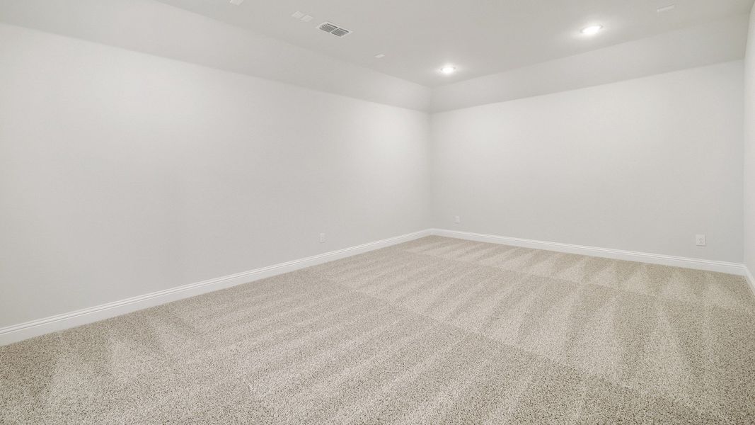 Representative furnished interior of a home built from the Cornell by DRB Homes in Creekhaven, Iowa Colony (Image 17). Representative furnished interior of a home built from the Cornell by DRB Homes in Creekhaven, Iowa Colony (Image 17).