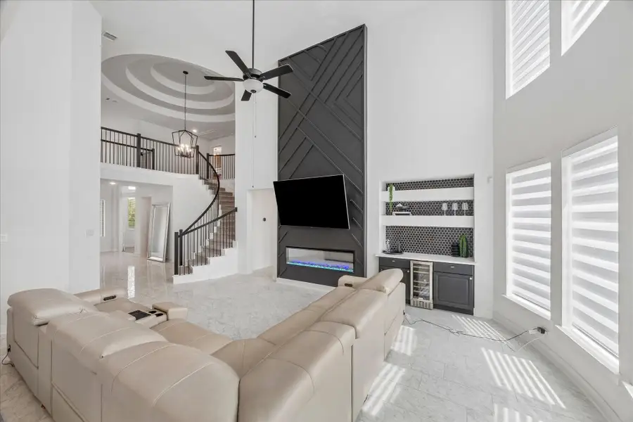 Furnished interior view inside a new home in Del Bello Lakes – 60', Manvel (Image 4).