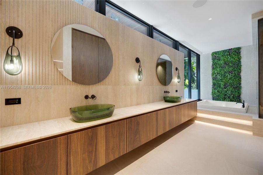 Furnished interior view inside a new home in , Miami (Image 6).