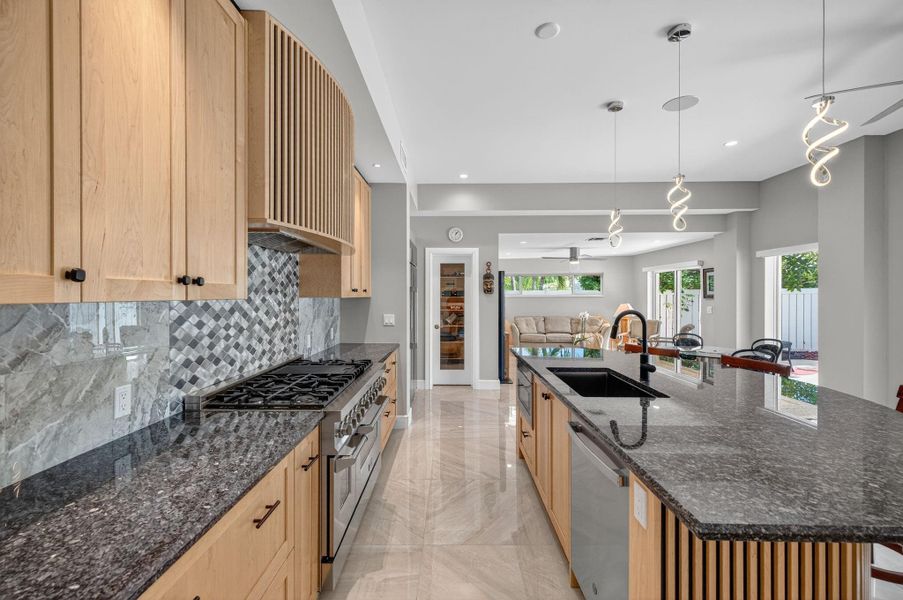 Furnished interior view inside a new home in , Fort Lauderdale (Image 6).