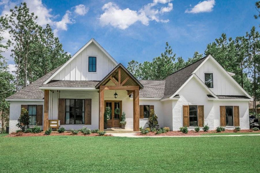 Front exterior of a new home in , Roopville, GA, highlighting curb appeal (Image 8). Front exterior of a new home in , Roopville, GA, highlighting curb appeal (Image 8).