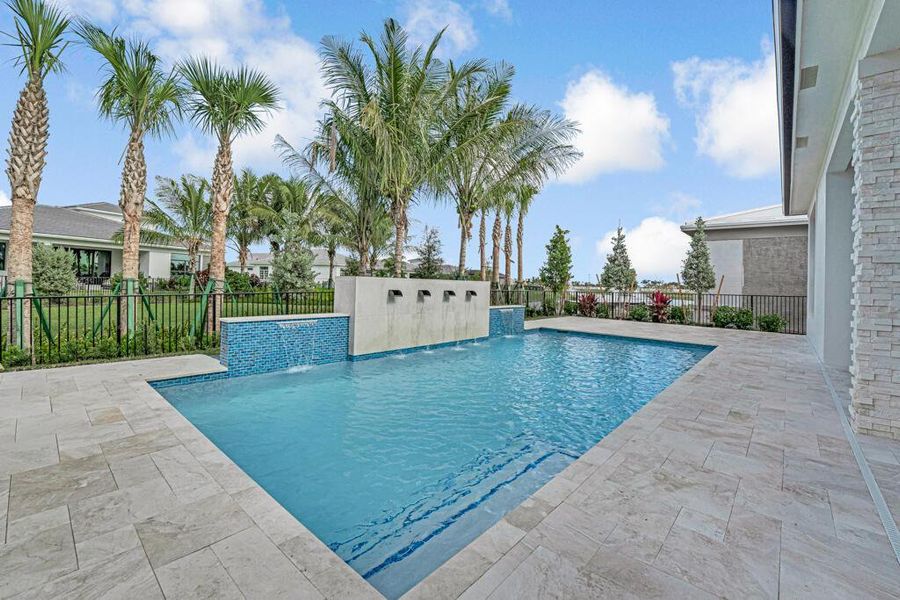 Furnished interior view inside a new home in Esprit at Avenir, Palm Beach Gardens (Image 11). Furnished interior view inside a new home in Esprit at Avenir, Palm Beach Gardens (Image 11).