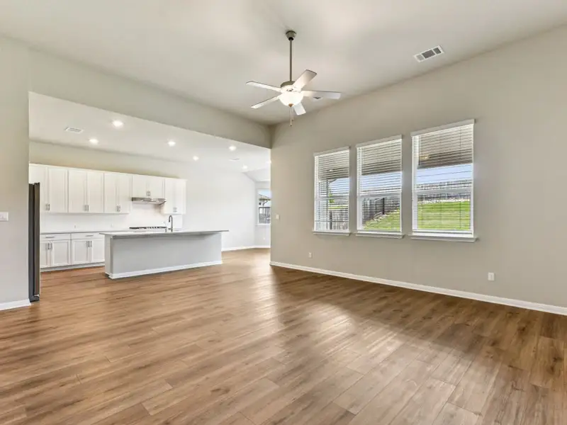 Spacious, unfurnished interior of a new home in Big Sky Ranch - Executive Collection, Dripping Springs (Image 12). Spacious, unfurnished interior of a new home in Big Sky Ranch - Executive Collection, Dripping Springs (Image 12).