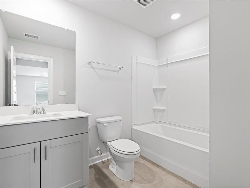 Furnished interior view inside a new home in Village at White Pine, Pendleton (Image 7).