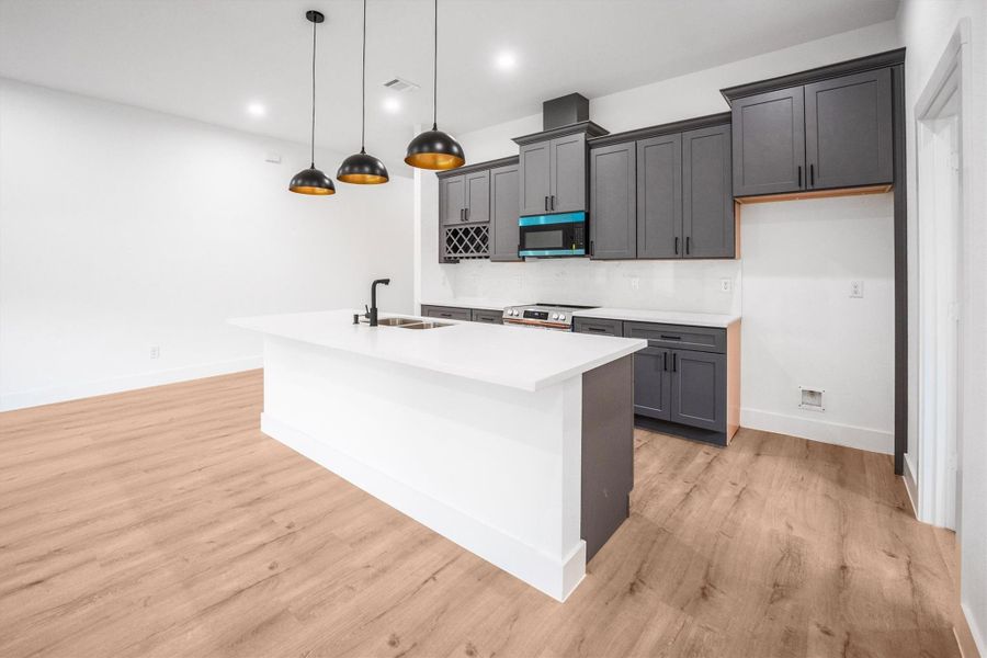 Furnished interior view inside a new home in , Montgomery (Image 7). Furnished interior view inside a new home in , Montgomery (Image 7).