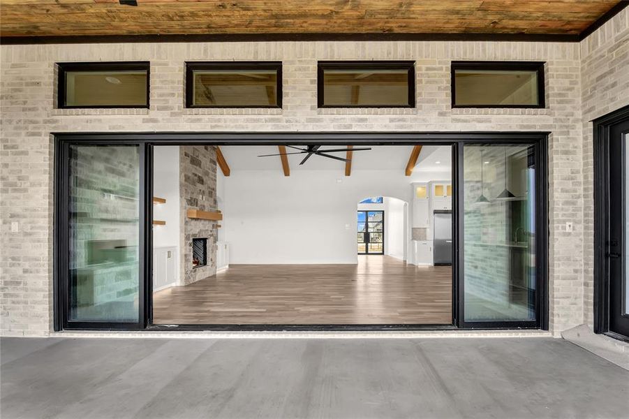 Exterior details and patio area of a home in , Aledo (Image 3).